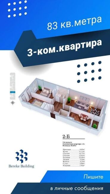 продаю квартиру цокольный этаж: 1 бөлмө, 84 кв. м, Элитка, 6 кабат, ПСО (өзү оңдоп түзөтүп бүтүү үчүн)