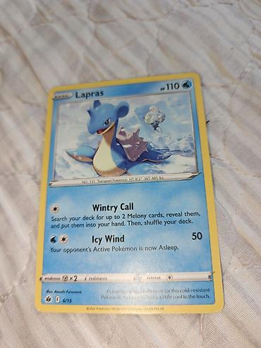 007 first light: Pokémon TCG kartı – Lapras (Sword & Shield era) - Növ: Basic, Su — 1