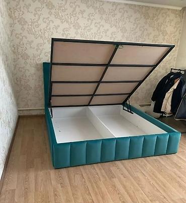 Двуспальные кровати: Двуспальная кровать, Новый, С ящиком для хранения, длина - 200 см — 3