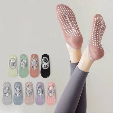 aktivni ves za decake: Yoga carape - Roze Yoga socks Predstavljamo vam meke pamučne