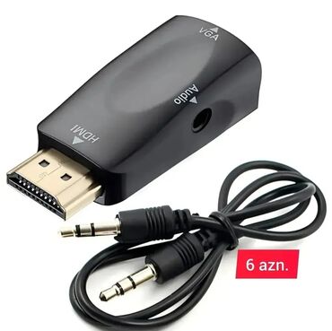 Audio və video kabellər: RCA-dan, AV-dən HDD-yə, HDMİ-yə, HDTV-yə ÇEVİRİCİ ( konvertor ) — 19