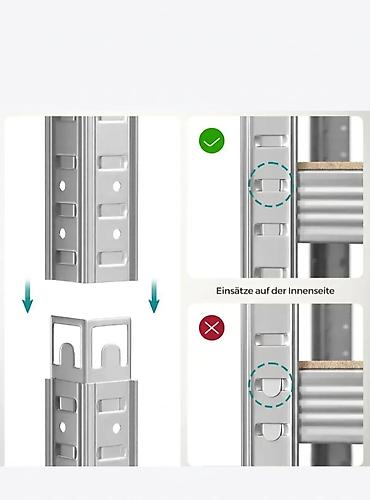 Office Furniture: Metalna polica,stalaža 180x90x40cm 5x175kg Novo upakovano u kutiji — 4