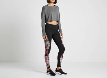 legginsy wysoki stan: H&M Sport, Лосини Спортивні жіночі, розмір S