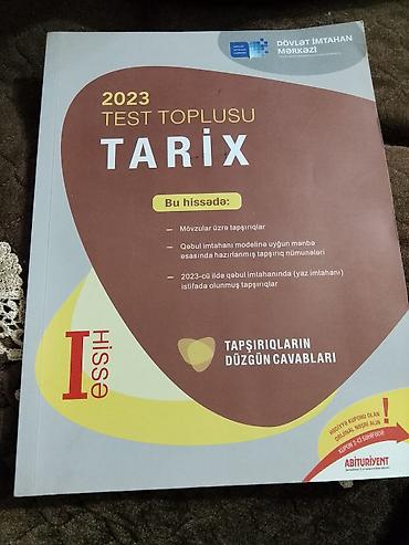 mst tarix 2025: Məhsul: 2023 “Test Toplusu – Tarix”, I hissə Xüsusiyyətlər: - — 1