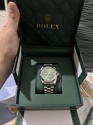 3d saat: İşlənmiş, Qol saatı, Rolex, rəng - Yaşıl — 2