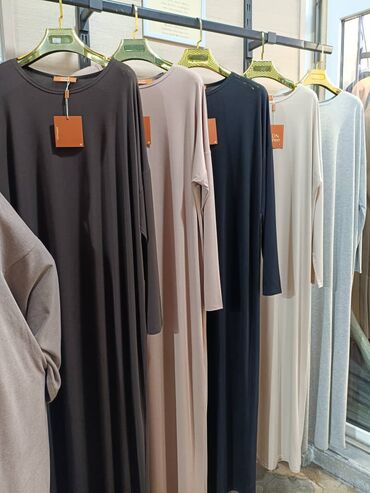 Халаты: Женские абаи — коллекция базовых и нарядных моделей - Свободный — 16