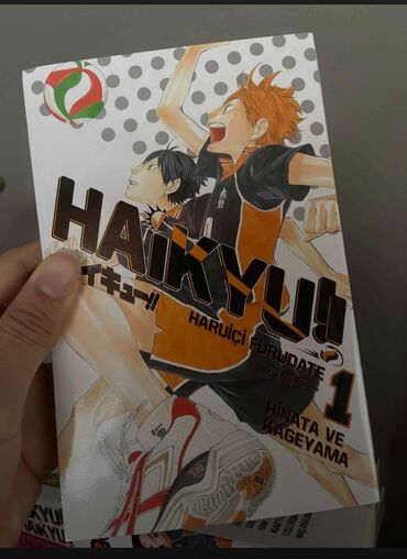 Haikyu cilt 1 Türkçe manga çizgi roman
