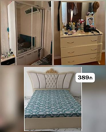 Digər mebel: 389₼ Yataq dəsti satılır Yaxşı vəziyyətdə,matrası var.Ünvan Savalan — 1