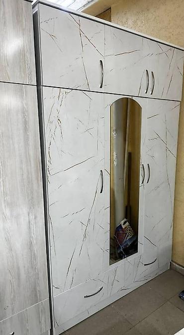 зеркальный комод: Шифоньер, шкаф для одежды, Новый, Прямой, ЛДСП — 6
