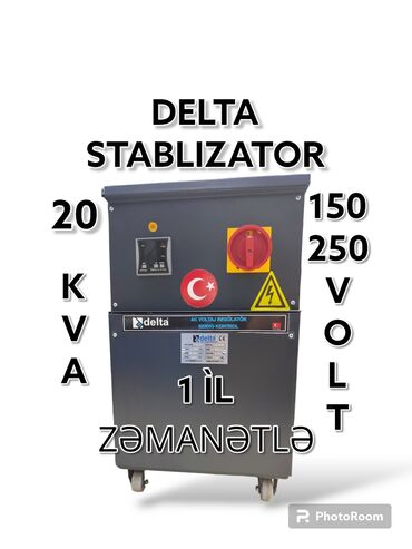 Stabilizatorlar: Yeni Ev üçün Stabilizator Delta, 1 faza, 150 V, Pulsuz çatdırılma, Rayonlara çatdırılma, Zəmanətli