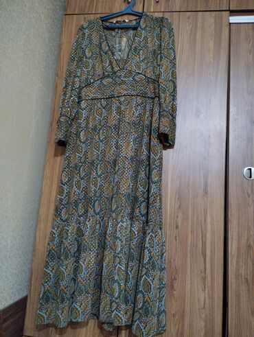 zara джинсы: Вечернее платье, Длинная модель, С рукавами, M (EU 38)