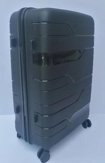 Putni koferi i torbe: Tvrdi kofer za putovanja – crni, veliki format - Materijal: čvrsta — 7