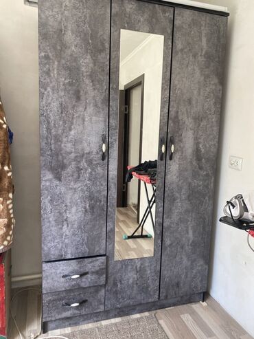 Кийим салуучу шкафтар: Кийим салуучу шкаф, Колдонулган, Түз, ЛДСП