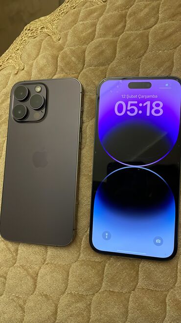 xiaomi 14 pro qiyməti: IPhone 14 Pro Max, 128 GB, Deep Purple, Face ID