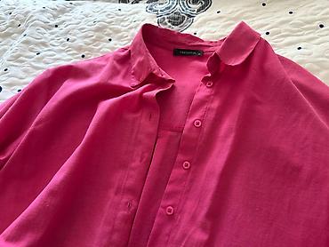 pull and bear: Polo köynək, Trendyolmilla, M, rəng - Çəhrayı — 2
