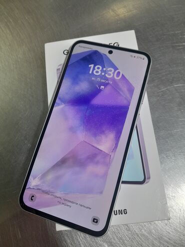 samsung galaxy telefonlar: Samsung Galaxy A55, 128 GB, Barmaq izi