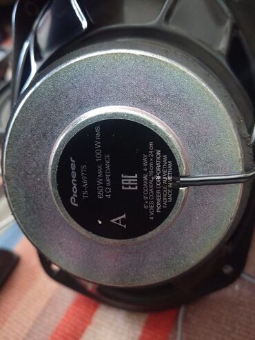 Dinamiklər və sabvuferlər: Avtomobil üçün audio paket Komplekt: - 6 ədəd Pioneer oval koaksial — 4