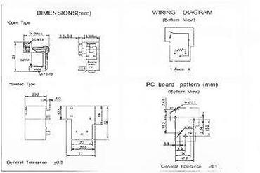 tisot sat: SNGL relej Songle SLA-12VDC-SL-A, 1 Form A (SPST-NO), za PCB ugradnju — 6