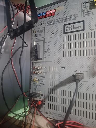 сд аудио: Музыкальный центр Panasonic SA‑AK35 с акустикой Работает Радио и AUX — 4