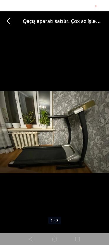 qaçış ternajoru: Qaçış aparatı – Proteus treadmill - Marka/model: Proteus (idarə