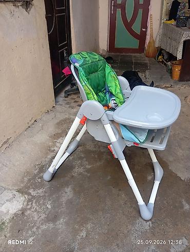 Столы для кормления: Uşaq yemək stulu - Brend: Baby Home - Tənzimlənən yemək masası — 1