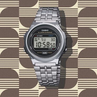 Аксессуары: Классические часы, Casio, Серебро, Унисекс, Новый