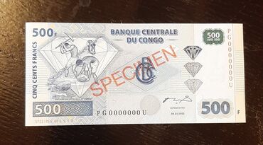 Avtomobil modelləri: SPECIMEN Banknot UNC