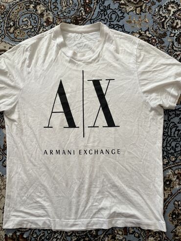 armani muzhskaja odezhda: Футболка M (EU 38), L (EU 40), цвет - Белый