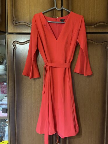 haljine od tvida zara: Color - Red, Cocktail, Other sleeves