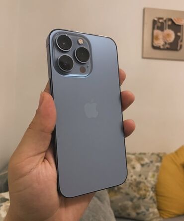 pro gainer: IPhone 13 Pro, Blue Titanium, Face ID, Hissə-hissə ödəniş, Zəmanət