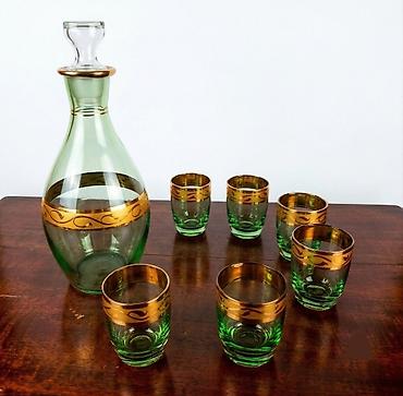 Şüşə karaf və stəkan dəsti - 7 parça: 1 karaf + 6 stəkan - Material lalafo.az -da Şüşə karaf və stəkan dəsti - 7 parça: 1 karaf + 6 stəkan - Material