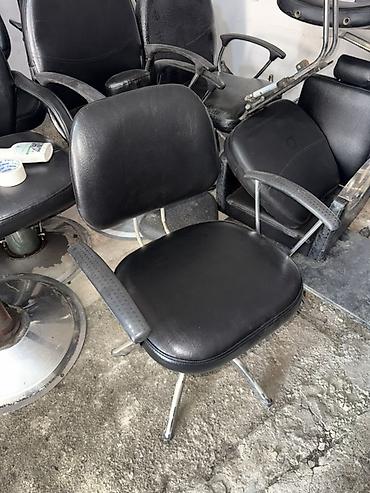 salon stulu: Peşəkar salon kreslosu – qara rəng, metal konstruksiya - Təyinat — 3