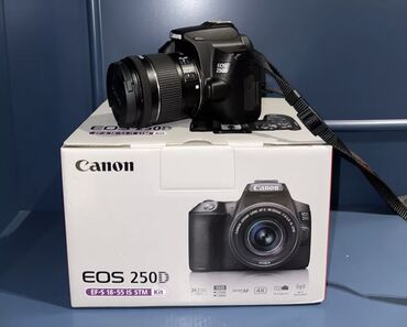 kamera aparati: Canon EOS 250D fotoaparat kamera DSLR