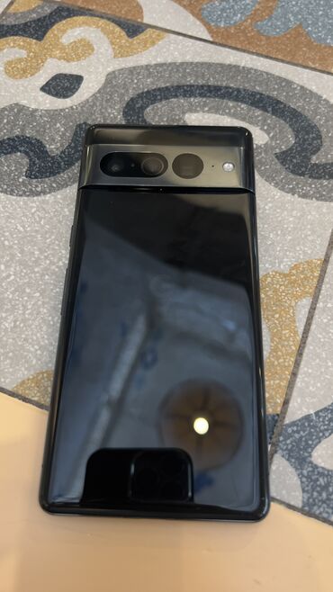 чехол для пиксель 7: Google Pixel 7 Pro, Б/у, 128 ГБ, цвет - Черный, 1 SIM, eSIM