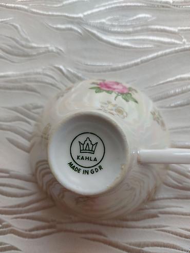 qədimi caydan: Çay dəsti, Farfor, 6 nəfərlik, Almaniya — 5