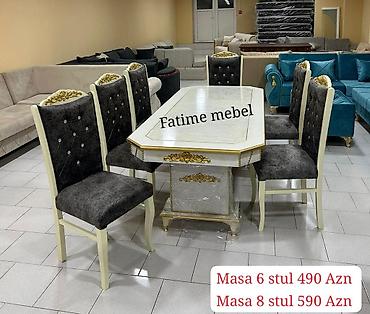 metbex kunc divani: Masa dəsti 
Sifarişlə yiğilir 
Reng secimi var — 1
