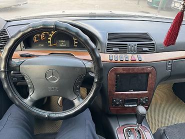 мер 220: Mercedes-Benz S-Class: 2001 г., 5 л, Автомат, Бензин, Седан — 7