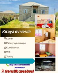 Uzunmüddətli kirayə mənzillər: Geniş və işıqlı mənzil – tam mebel və əsas məişət avadanlıqları ilə - — 10