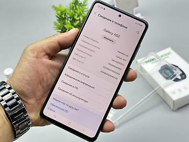 Мобильные телефоны и аксессуары: Samsung Galaxy A52, Б/у, 128 ГБ, цвет - Черный, 2 SIM — 3