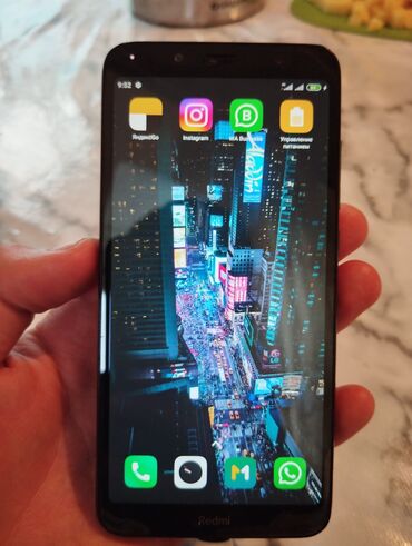Мобильные телефоны: Xiaomi, Redmi 7A, Б/у, 32 ГБ, цвет - Черный