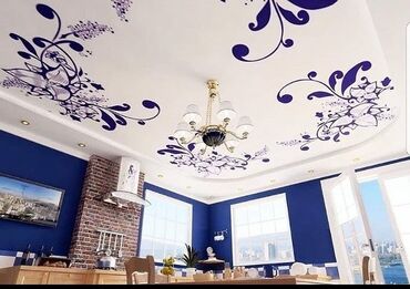 Натяжной потолок: Натяжной потолок Глянцевое, Матовое, 3D потолки Гарантия, Бесплатная консультация, Бесплатный замер — 27