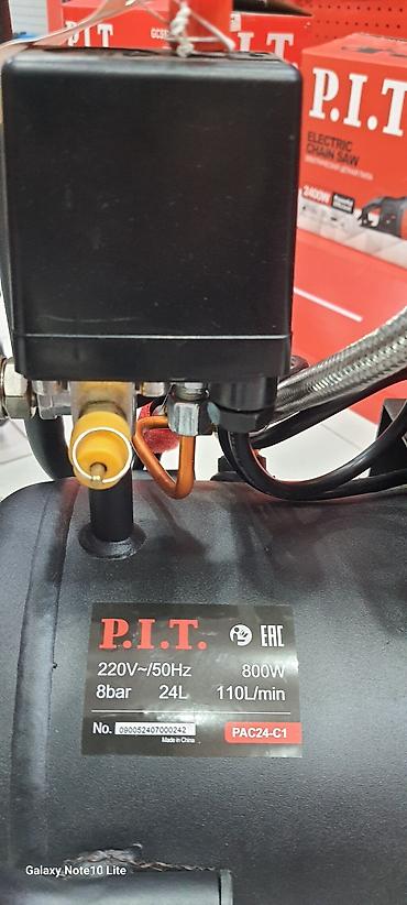 avtomobil kompressor ustasi: P.I.T. hava kompressoru – model PAC24-C1 - Güc: 800 W - — 2