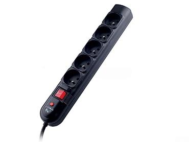 duyme: Surge protector TRACER PowerGuard + 3 m Black (5 outlets) S 30407 🟢 — 1