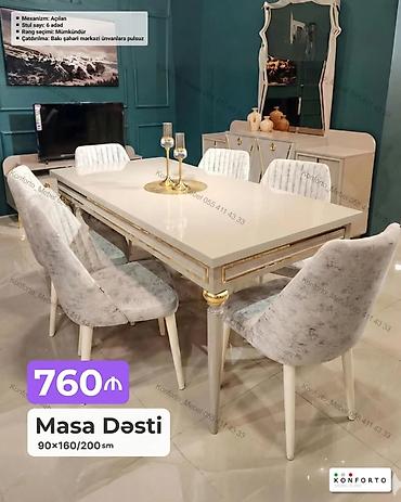 Masa dəsti – 90×160/200 sm Qiymət: 760 ₼ - Mexanizm: açılan (masa