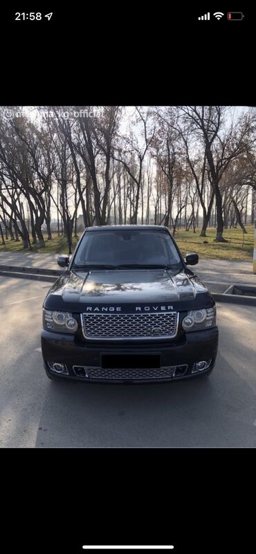 rover 800: Land Rover Range Rover: 2011 г., 5 л, Автомат, Бензин, Кроссовер