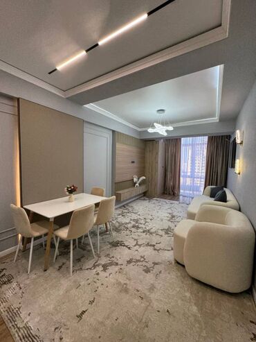 снять жилье в кыргызстане: 3 комнаты, 70 м², Элитка, 12 этаж, Дизайнерский ремонт