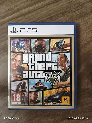 Oyun diskləri: Məhsul: Grand Theft Auto V (GTA V) – PS5 Ideal vesyet ciziq yoxdu hec — 1