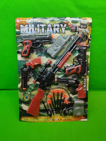 Игрушки: Оружие детский набор игрушек в ассортименте🔥 Комплектация товара — 6