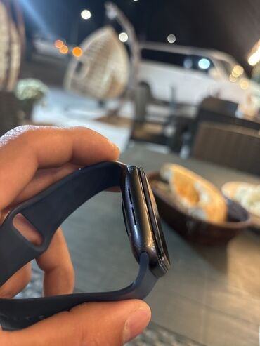 машинки для бороды: Apple Watch SE (Nike), корпус 44 мм, цвет Space Gray + тёмно‑синий