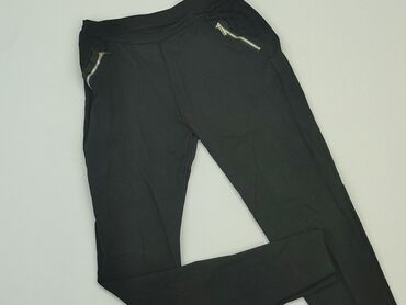 czarne bluzki z wiskozy: Leggings, S (EU 36), condition - Fair